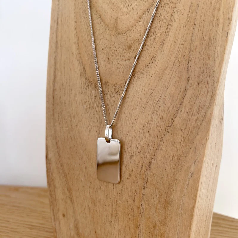 Collier "Riley" argent – Image 2