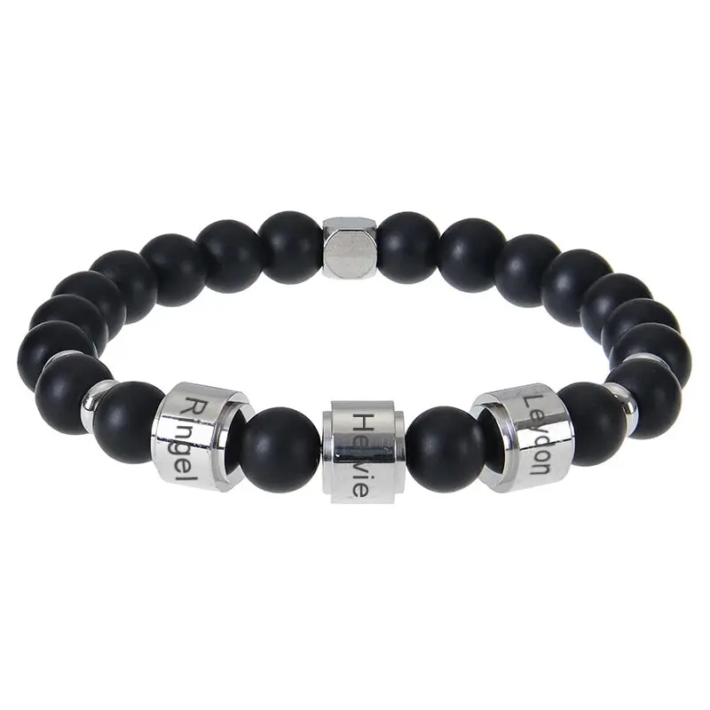 Bracelet Homme Prénom Famille – Image 7